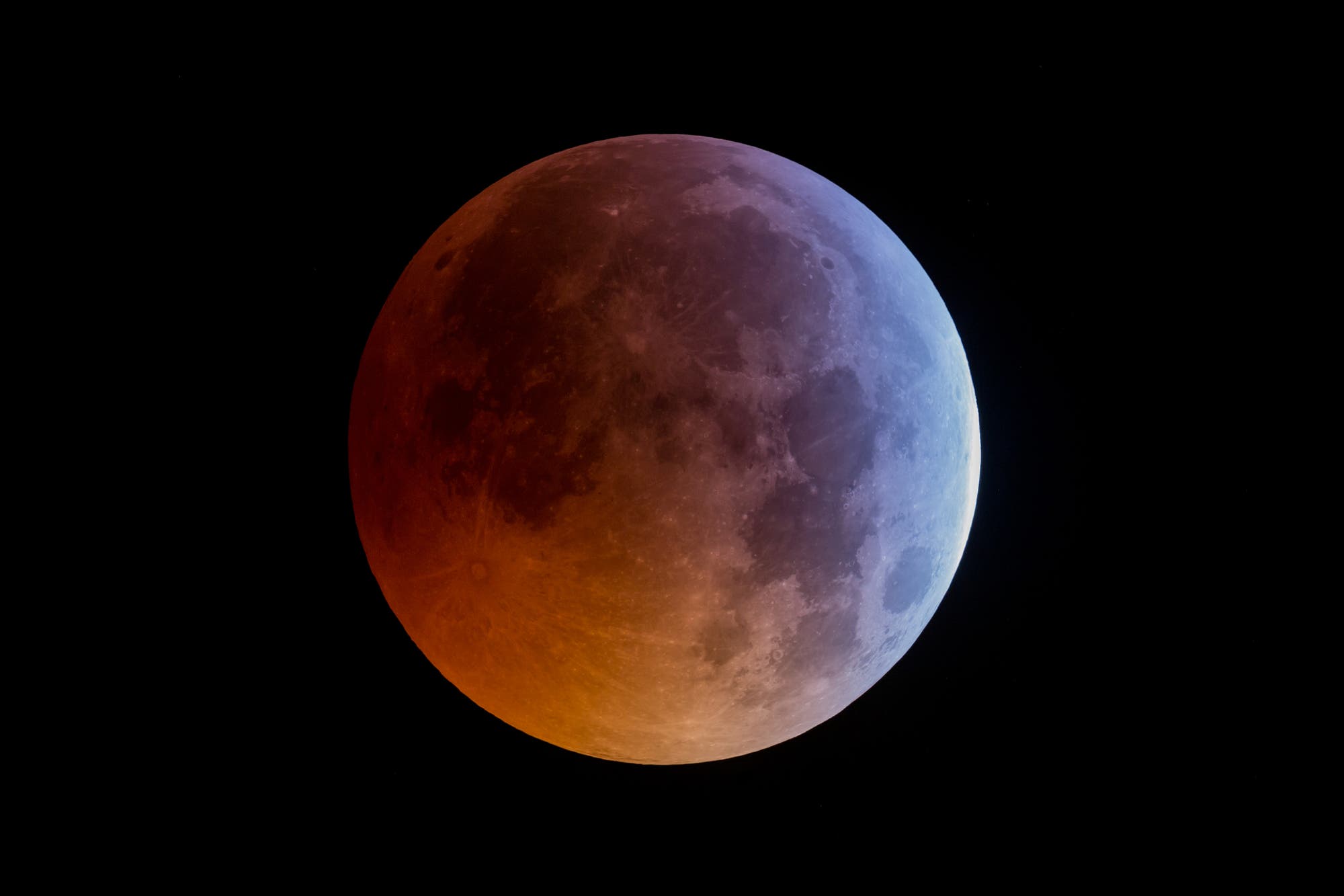 Eclipse lunar total el 21 de enero de 2019