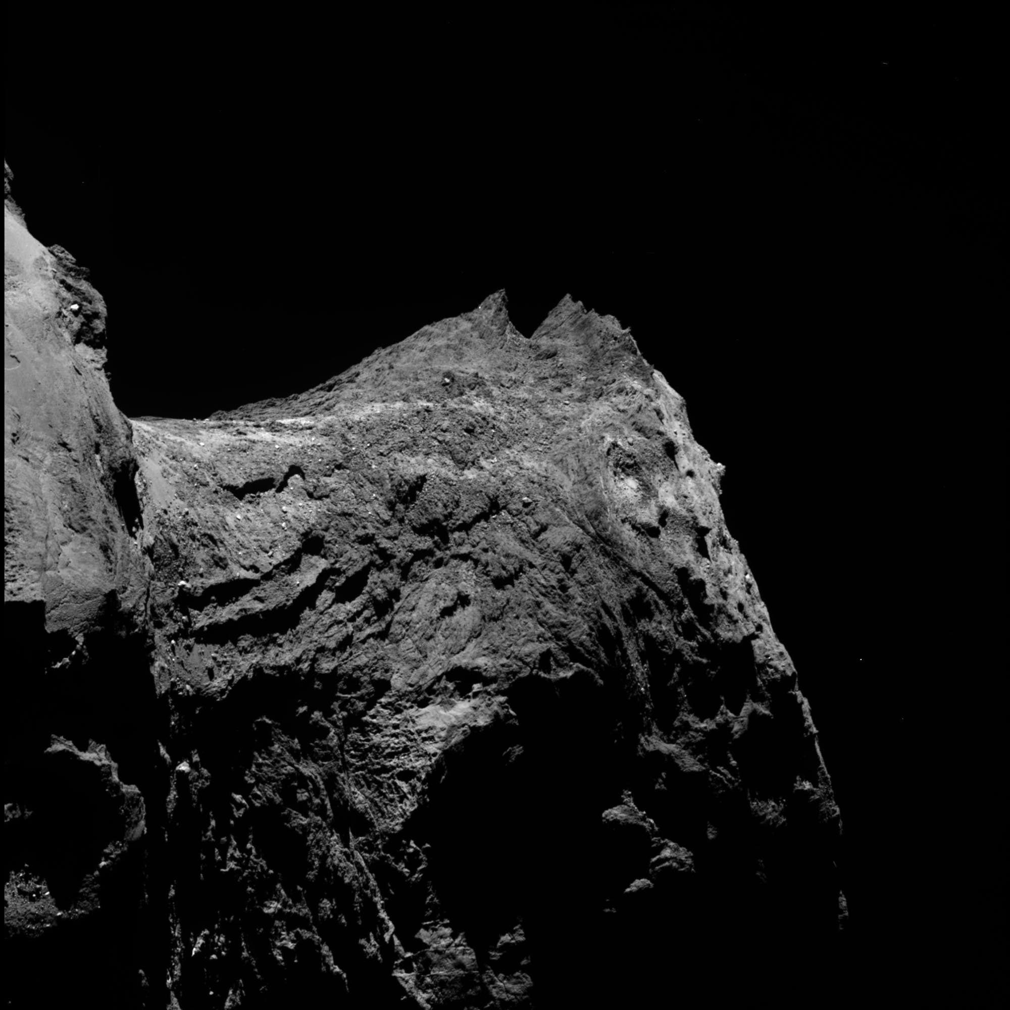 Komet 67P am 27. Januar 2016 (Aufnahme der Kamera OSIRIS)