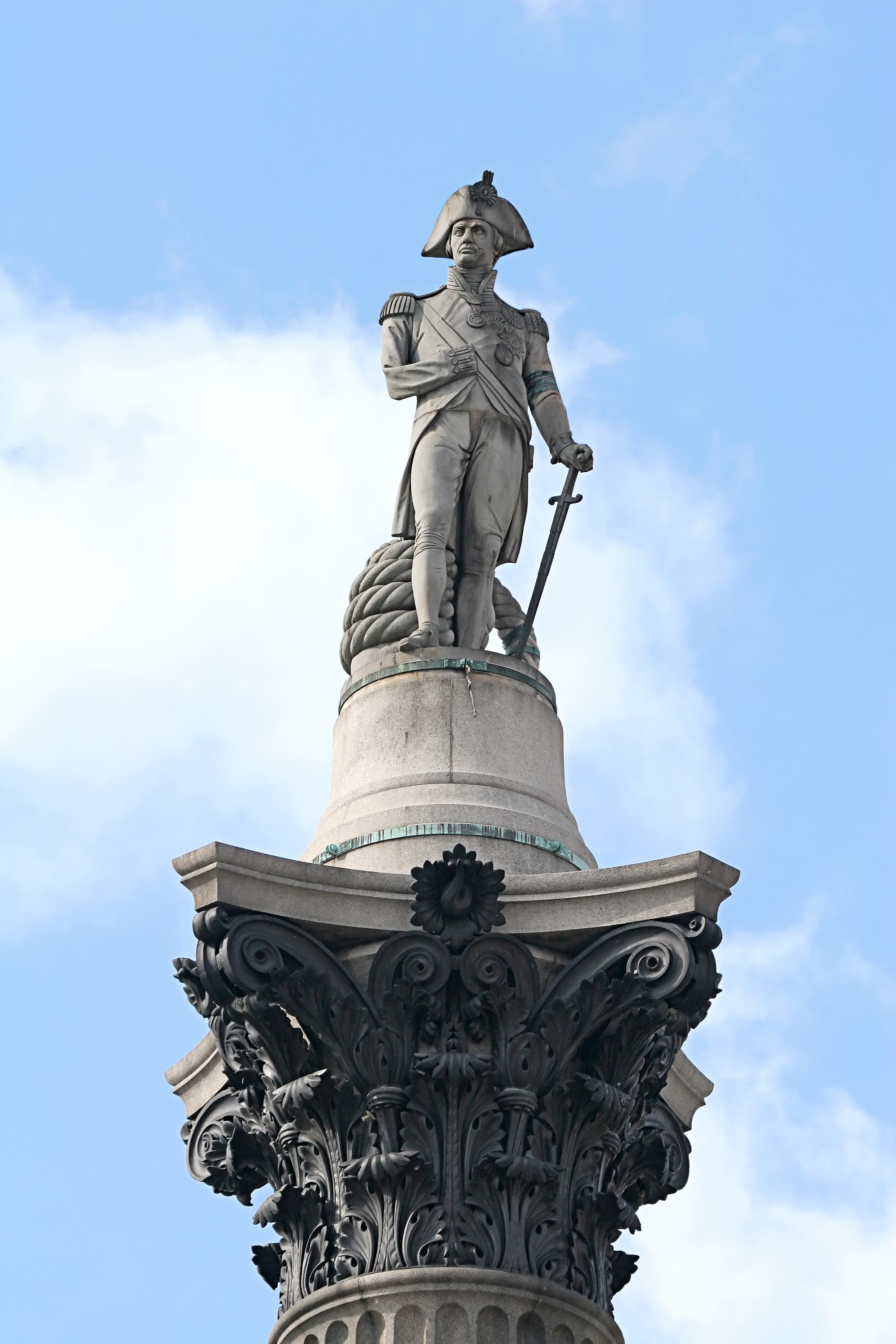 Horatio Nelson auf der Säule am Trafalgar Square