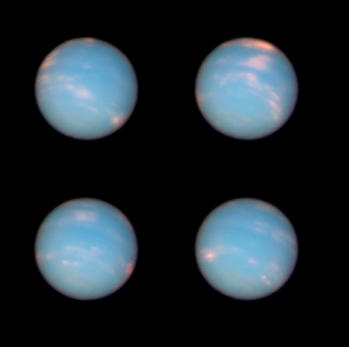 Neptun im Blick vom Weltraumteleskop Hubble