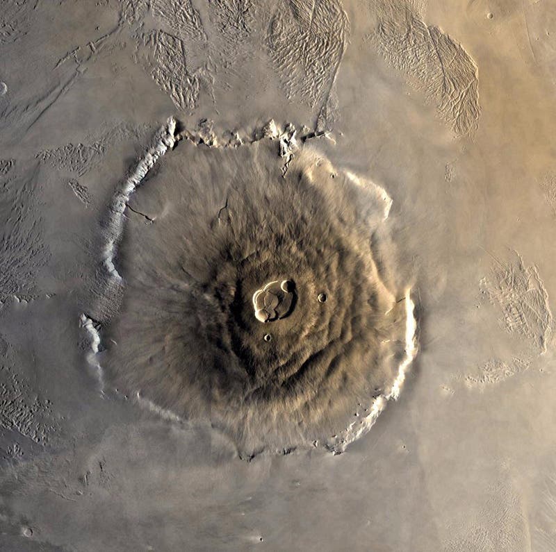 Olympus Mons auf dem Mars
