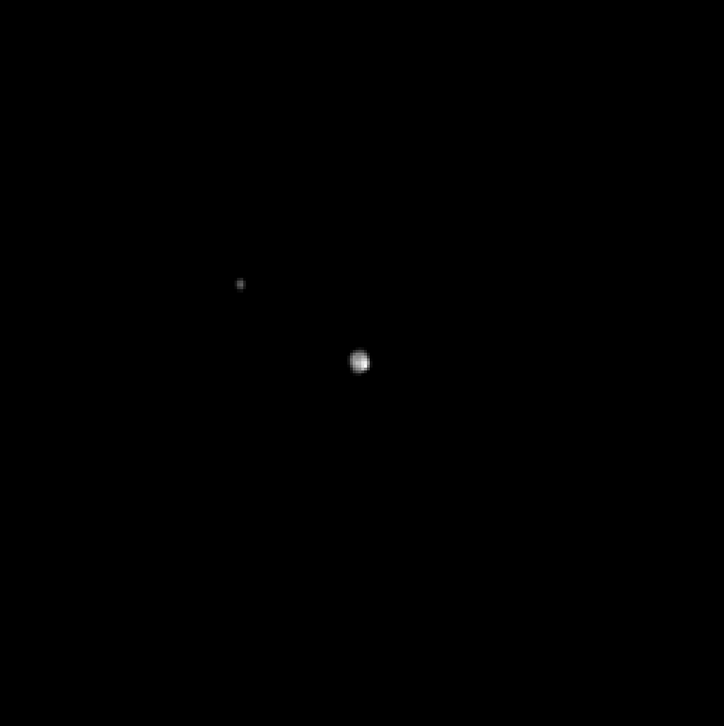Charon umkreist Pluto