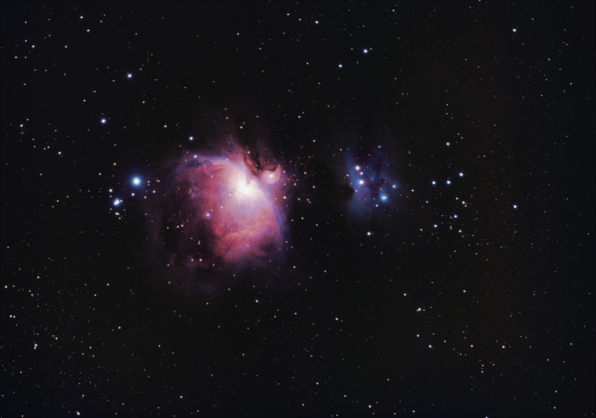 Der große Orionnebel, Übersichtsaufnahme