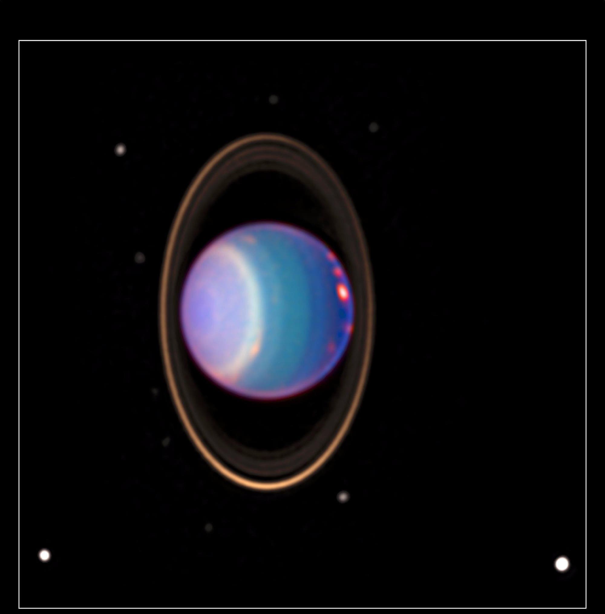 Uranus im Blick von Hubble