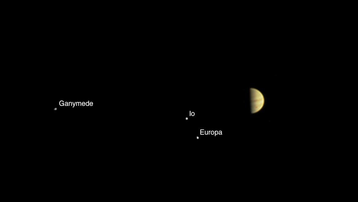 Jupiter am 28. Juni 2016, Aufnahme der Sionde Juno