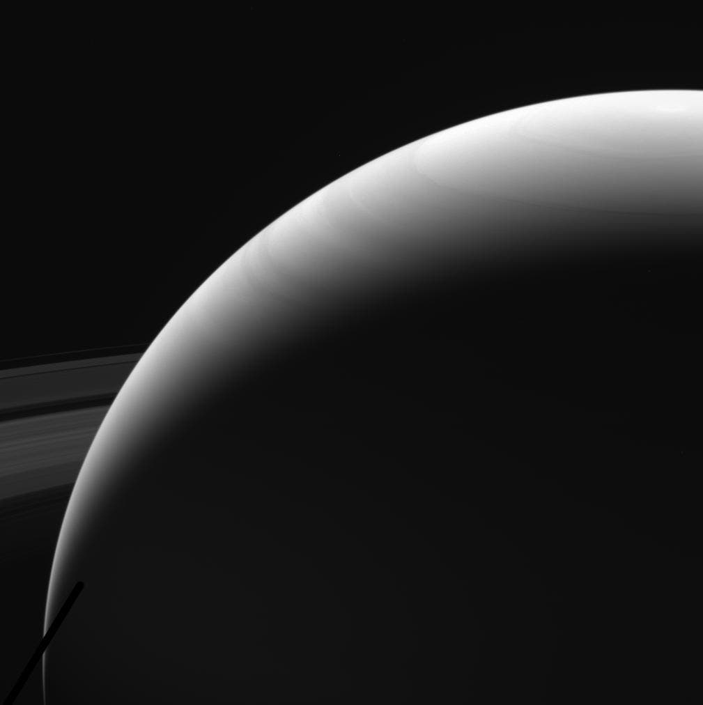 Nördliche Hemisphäre von Saturn