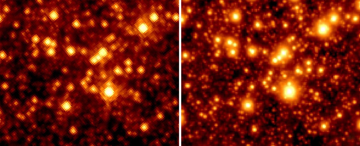 Blick in den Kugelsternhaufen Messier 92