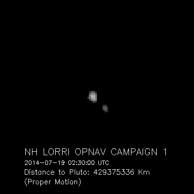 Charon umkreist Pluto