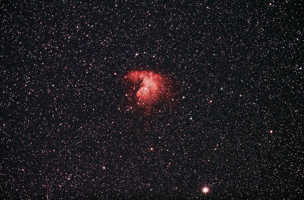 Der PacMan-Nebel NGS 281 im Sternbild Kassiopeia