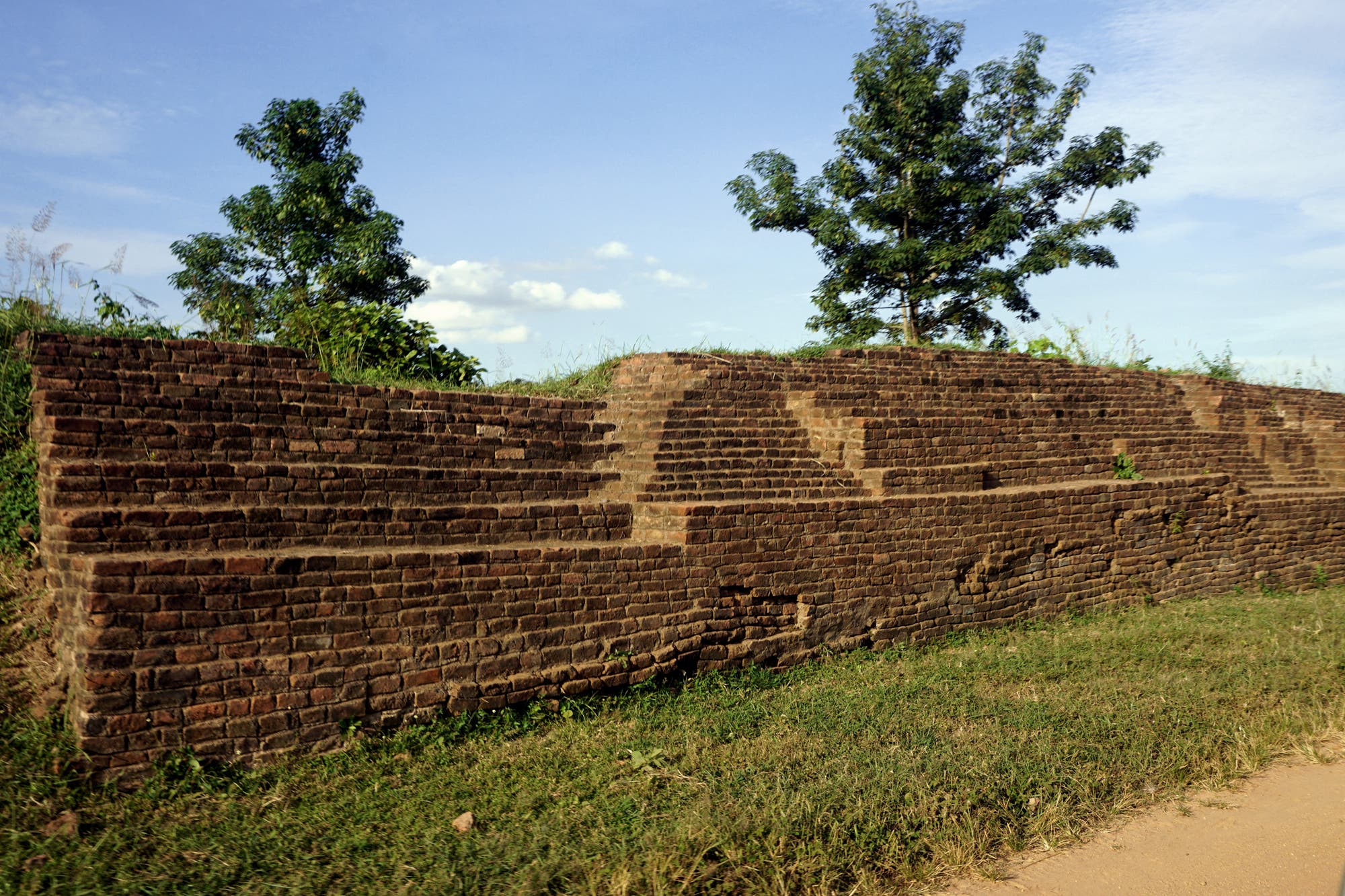 Palastmauer in Ziegelsteinbauweise