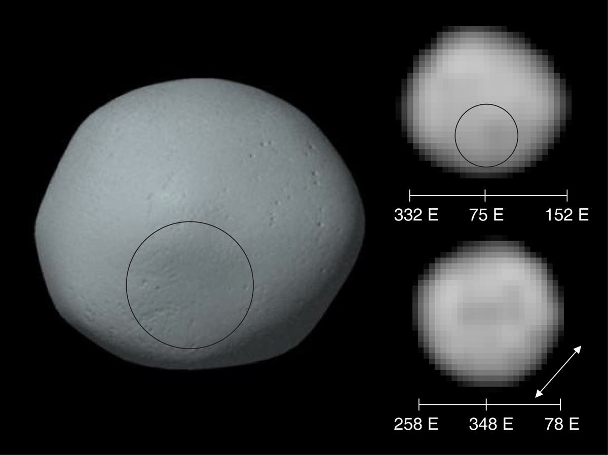 Ein riesiger Einschlagkrater auf dem Asteroiden (2) Pallas
