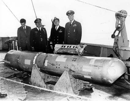 Geborgene Wasserstoffbombe von Palomares