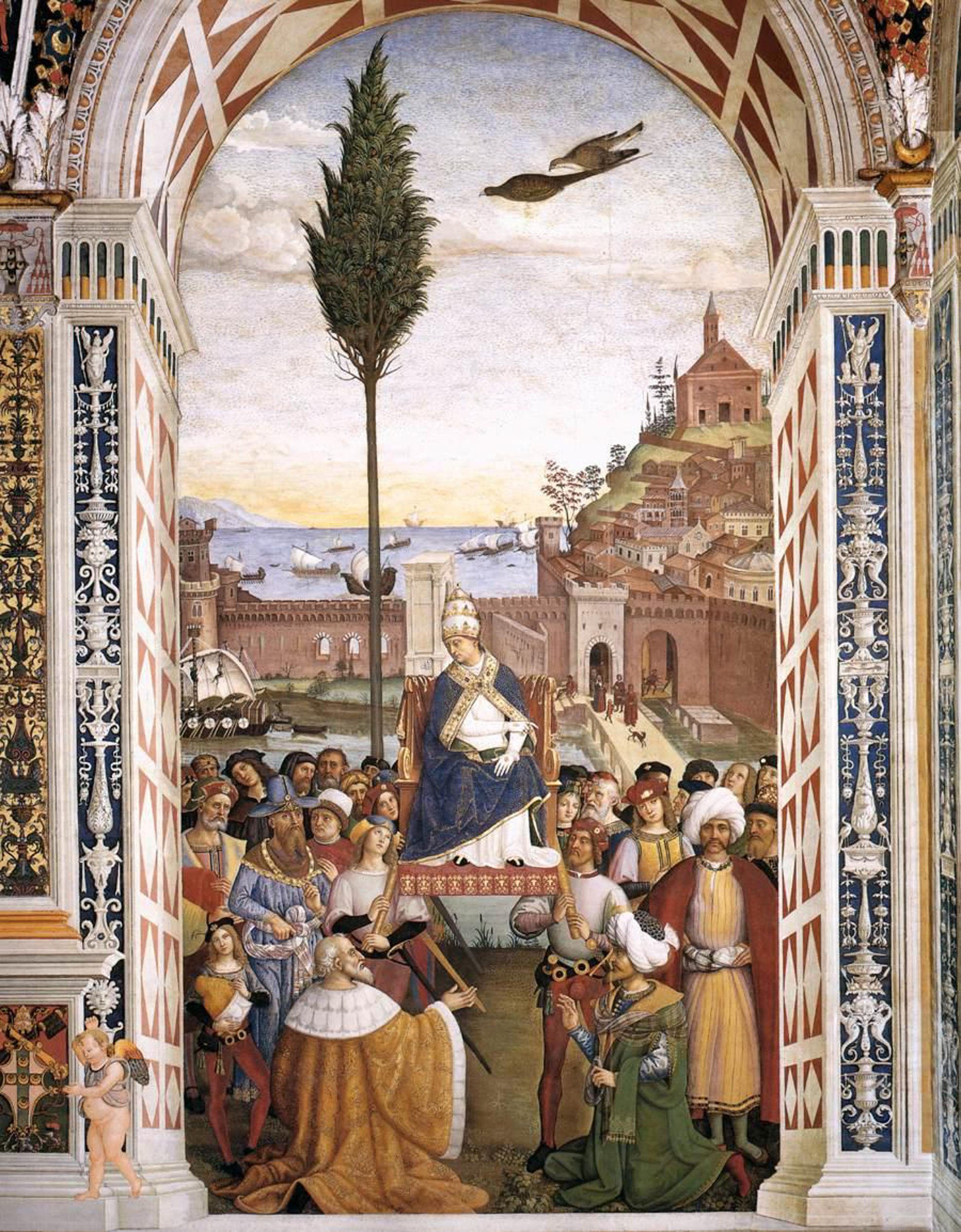 Papst Pius&nbsp;II. in Ancona