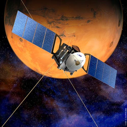 Europas Raumsonde Mars Express