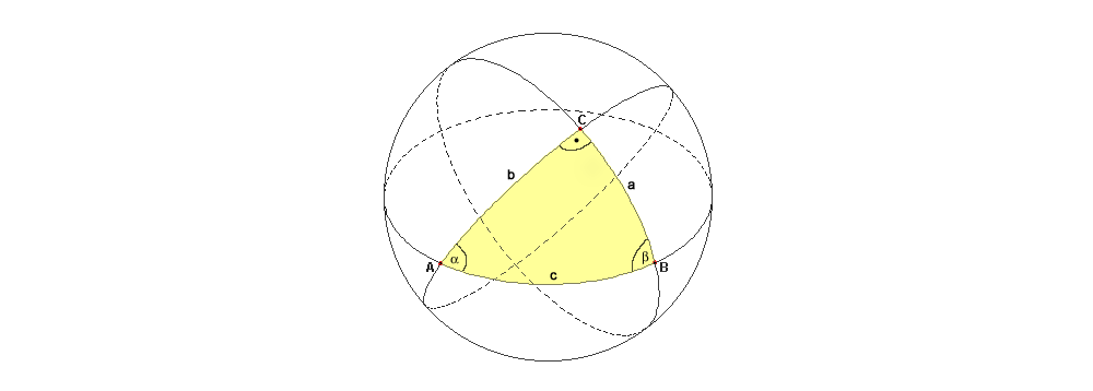 Kosinussatz für sphärische Dreiecke