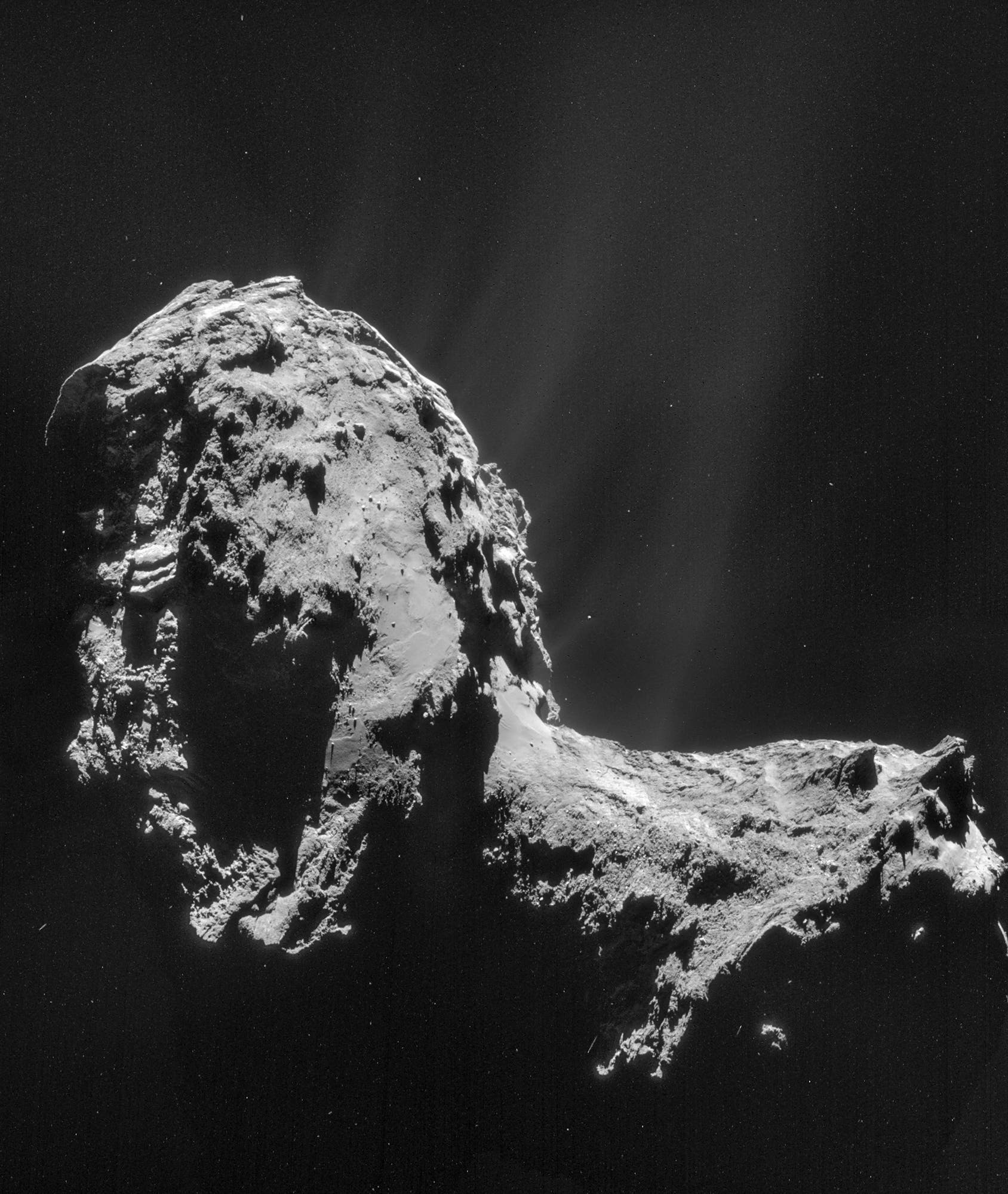 Komet 67P am 20. November 2014 (NavCam-Aufnahme)