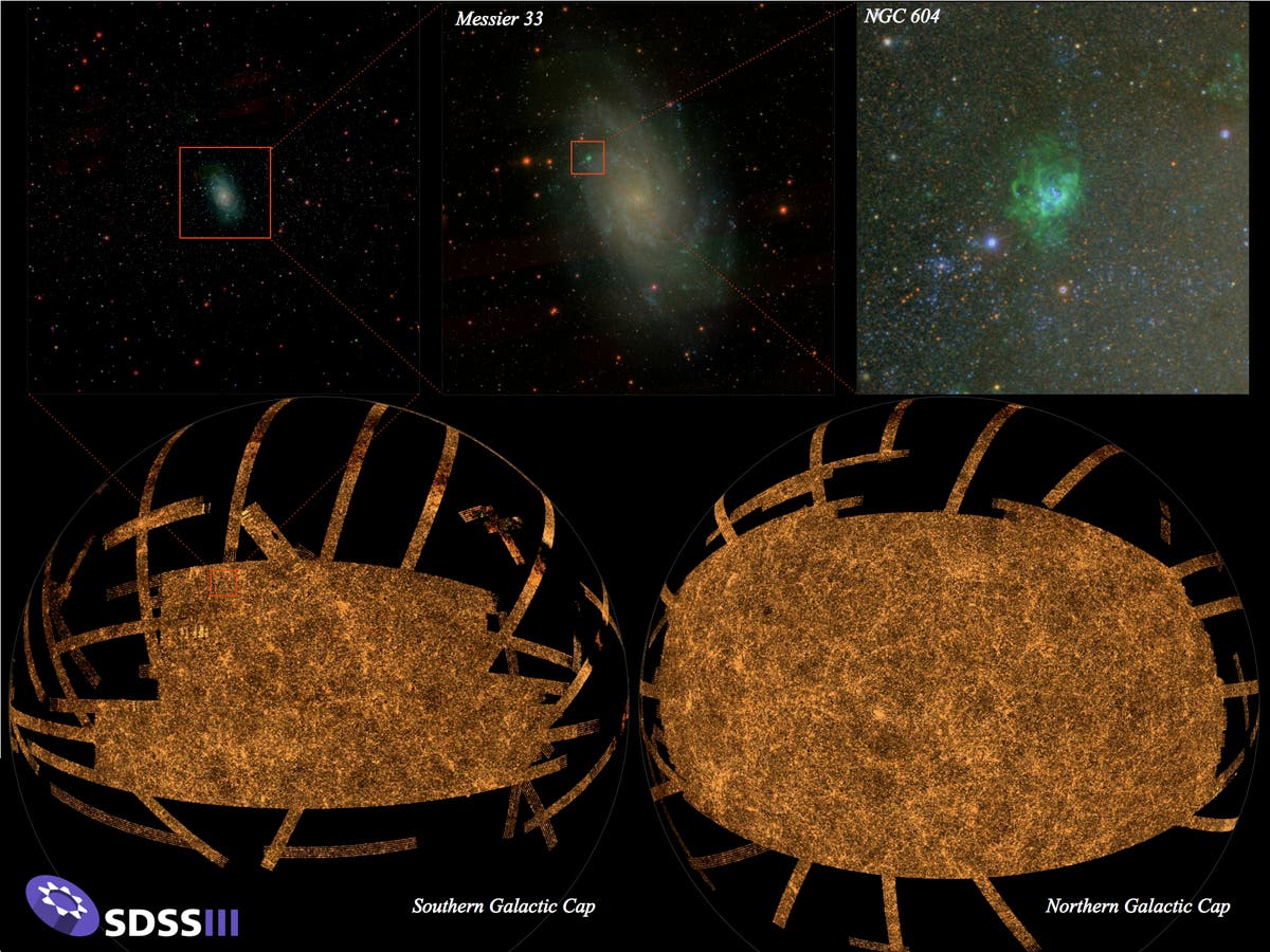 Ein Detail aus den SDSS-Daten