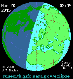 Ablauf der Sonnenfinsternis am 20. März 2015 (animierte Grafik)