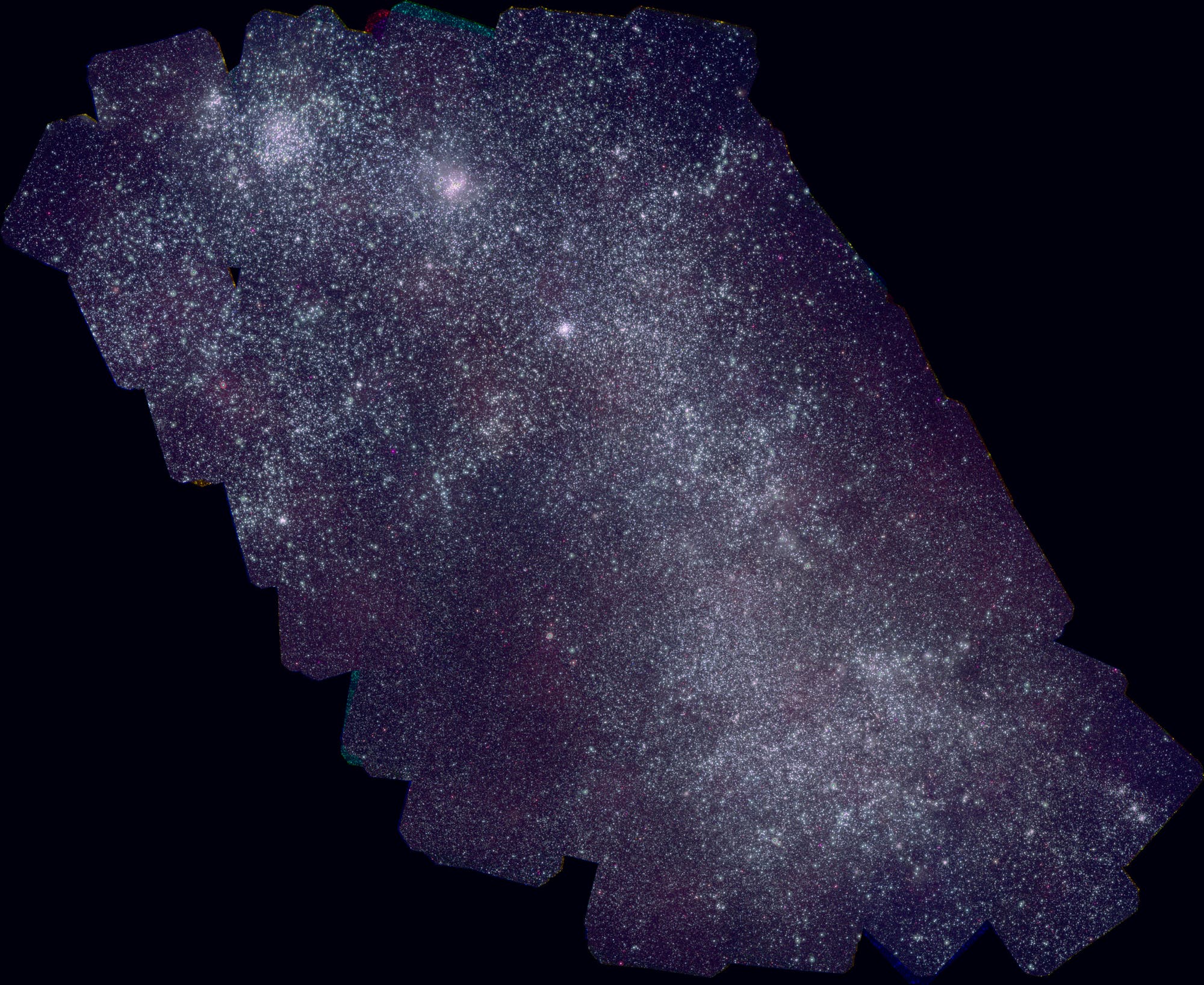 Ultraviulettbild der Kleinen Magellanschen Wolke