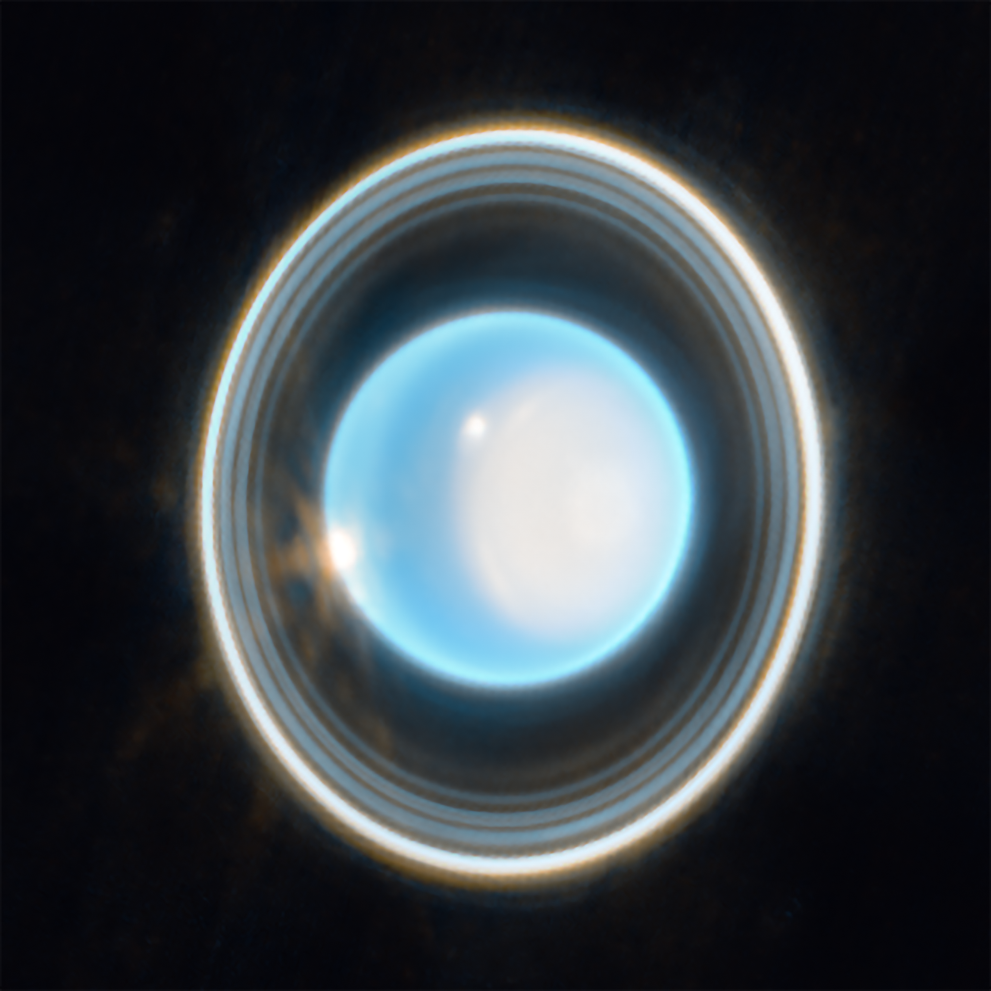 Der Eisriese Uranus durch die NIRCam des JWST