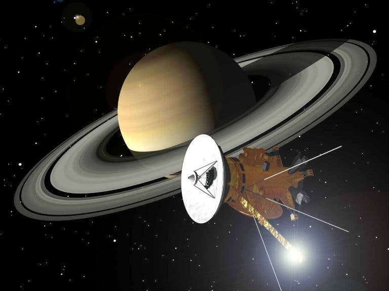 Saturn mit der Cassini-Sonde