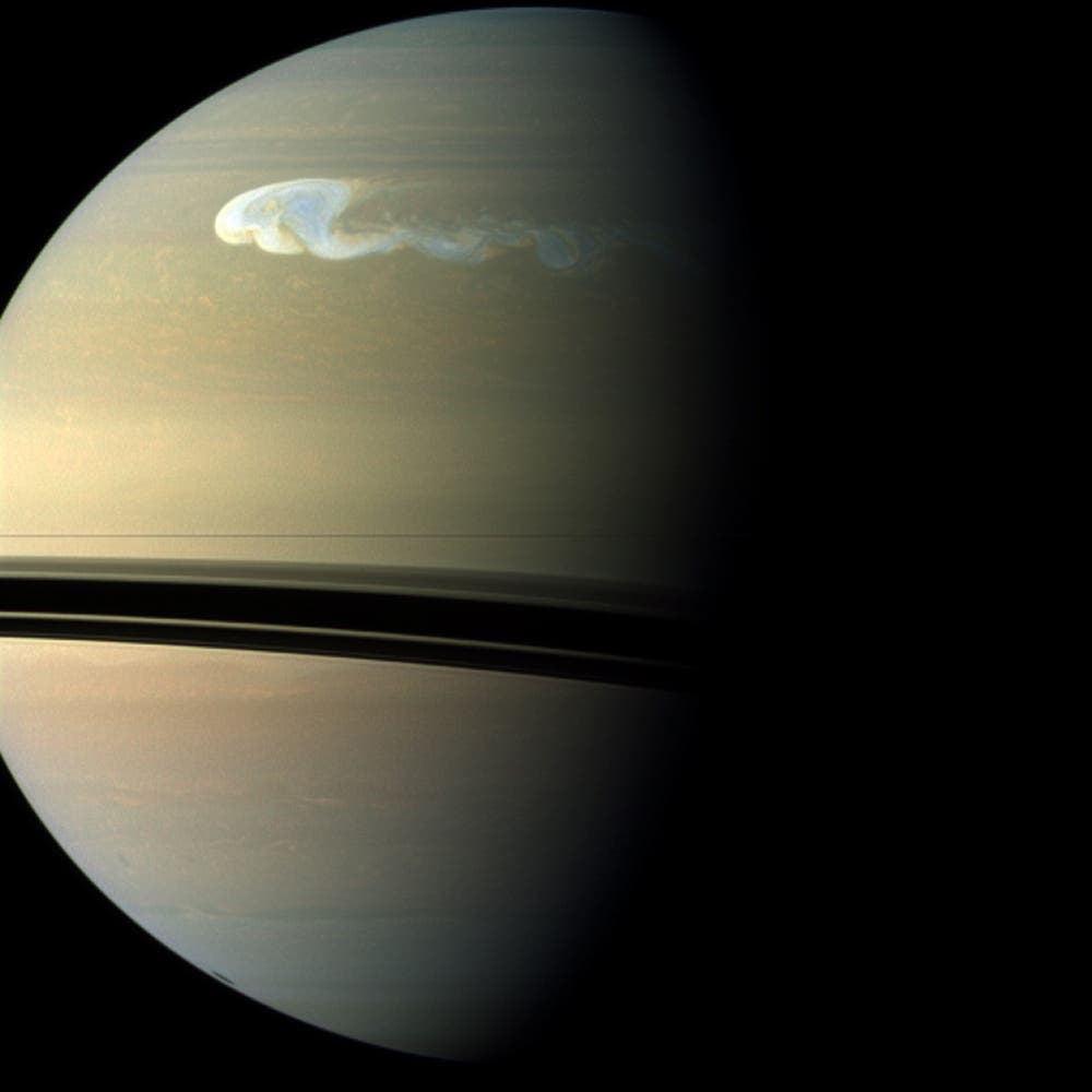 Der Große Weiße Fleck auf Saturn