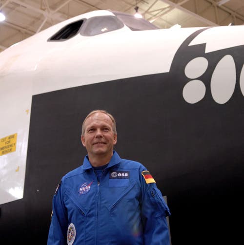 Der deutsche Astronaut Hans Schlegel