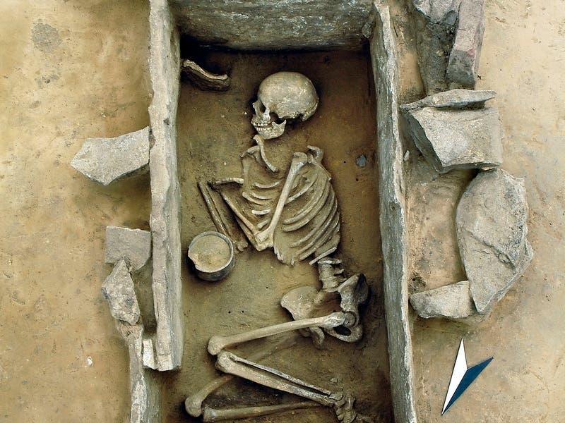 Frauengrab aus der Kupferzeit