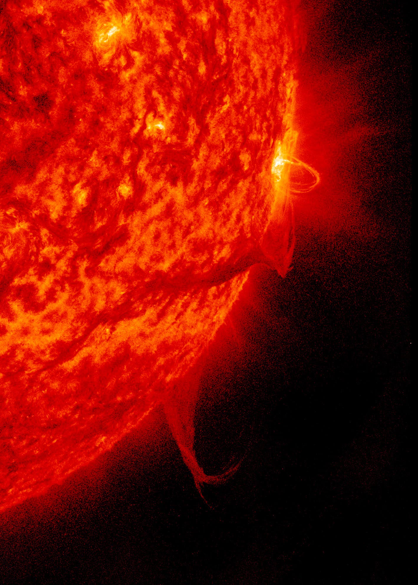 Sonnenprotuberanzen am 20. November 2024