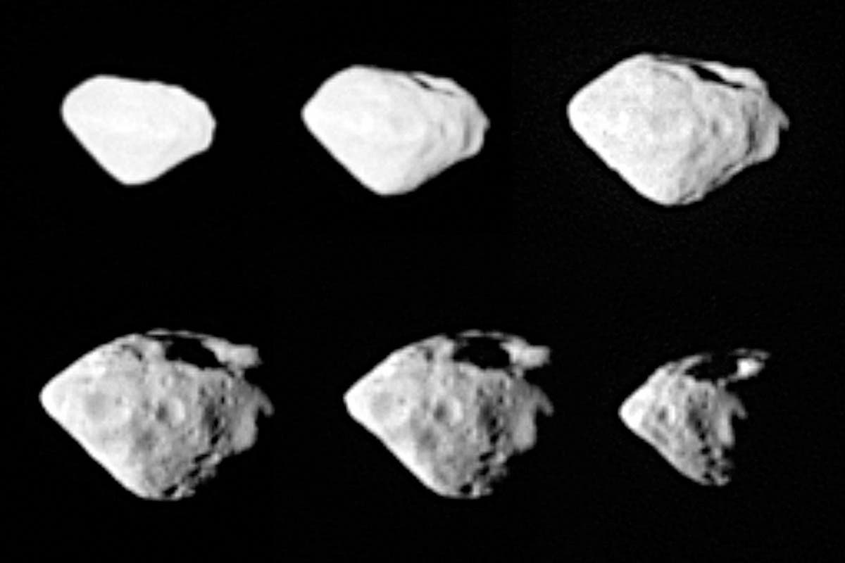 Der Asteroid (2867) Steins im Blick von Rosetta