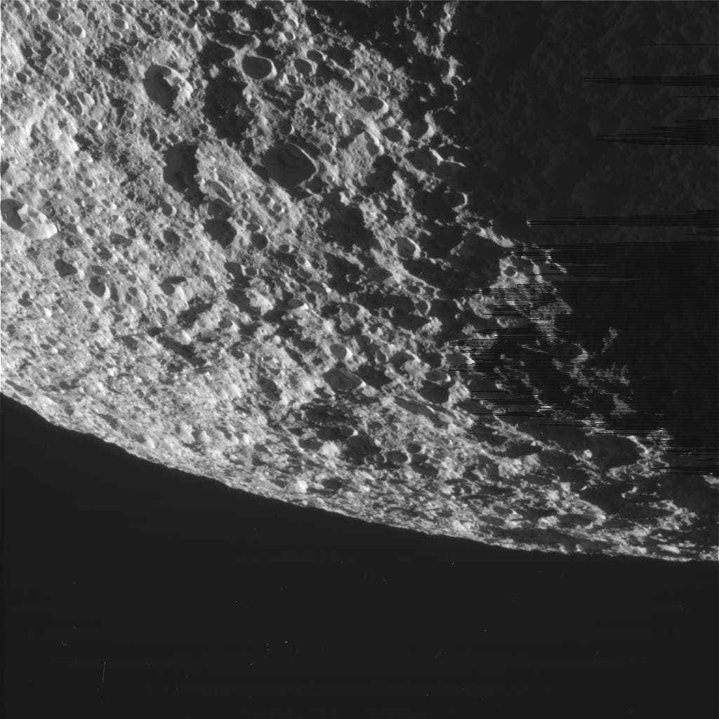 Oberfläche von Tethys
