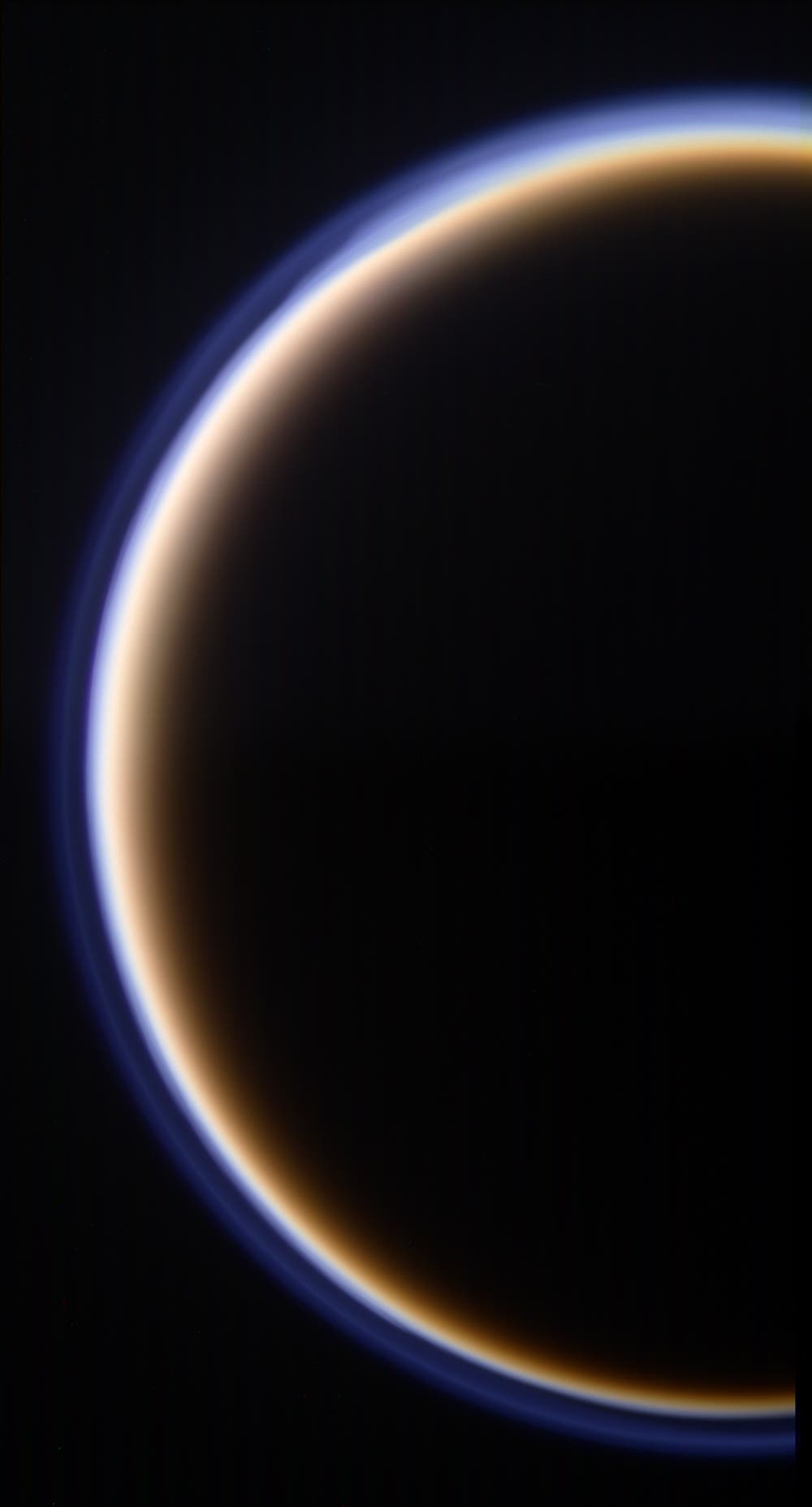 Die Dunstschichten der Titanatmosphäre