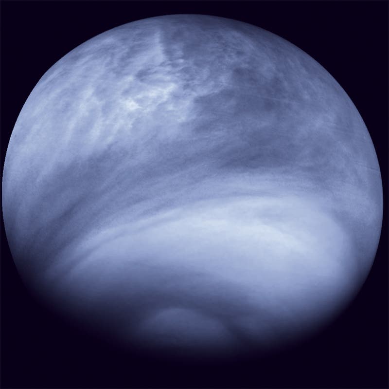 Die Venus im ultravioletten Licht