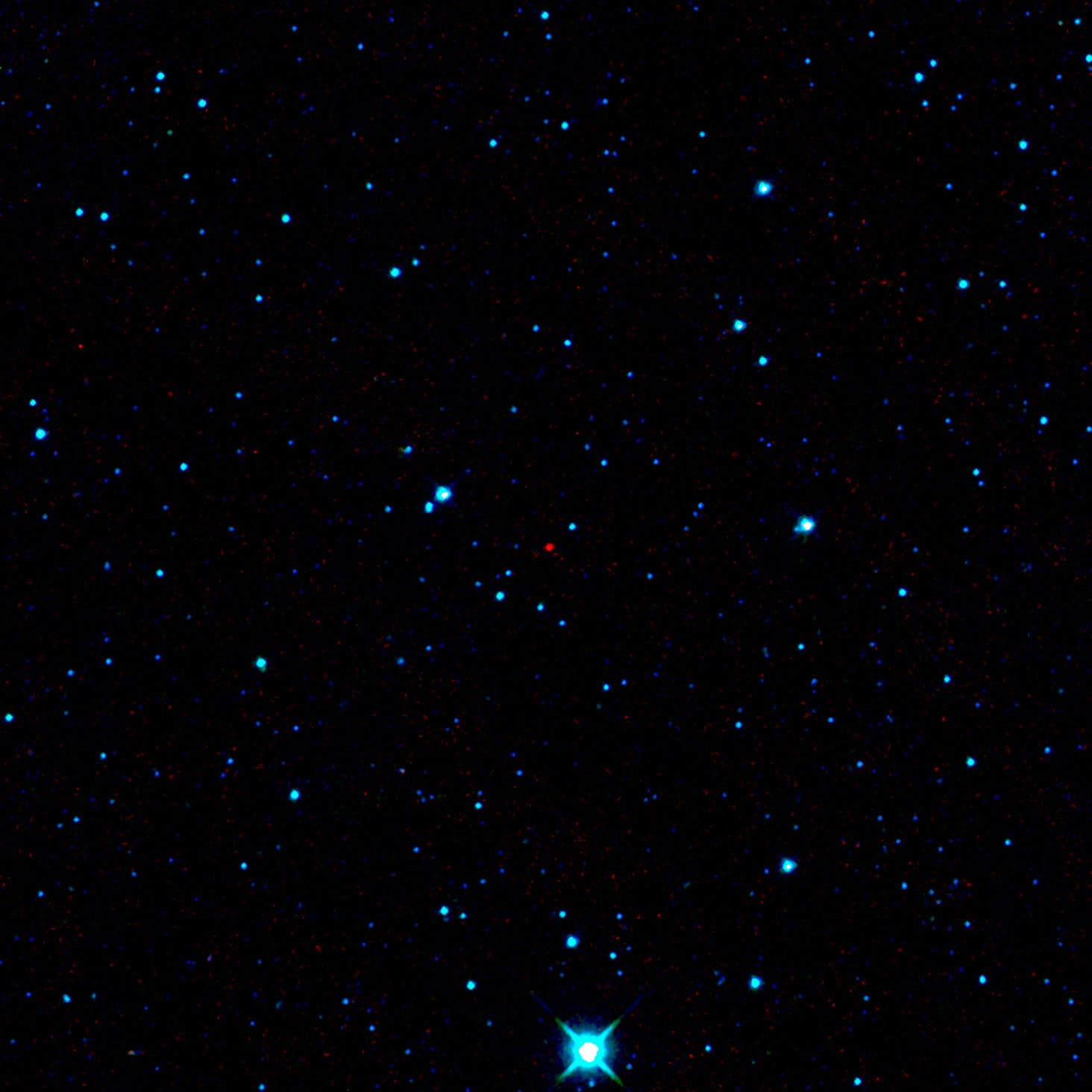 Der Asteroid 2010 AB78 im Blick von WISE