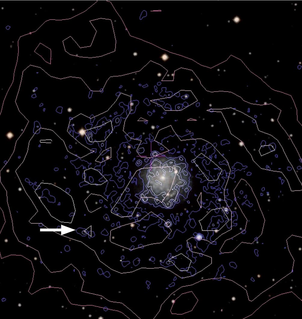 Die Galaxie NGC 1058