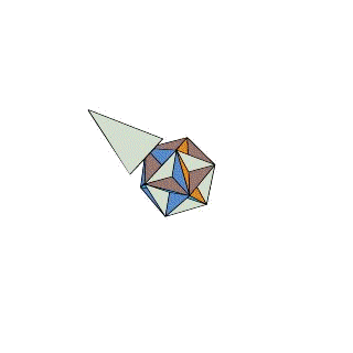 Die drei Stellationen des Dodekaeders