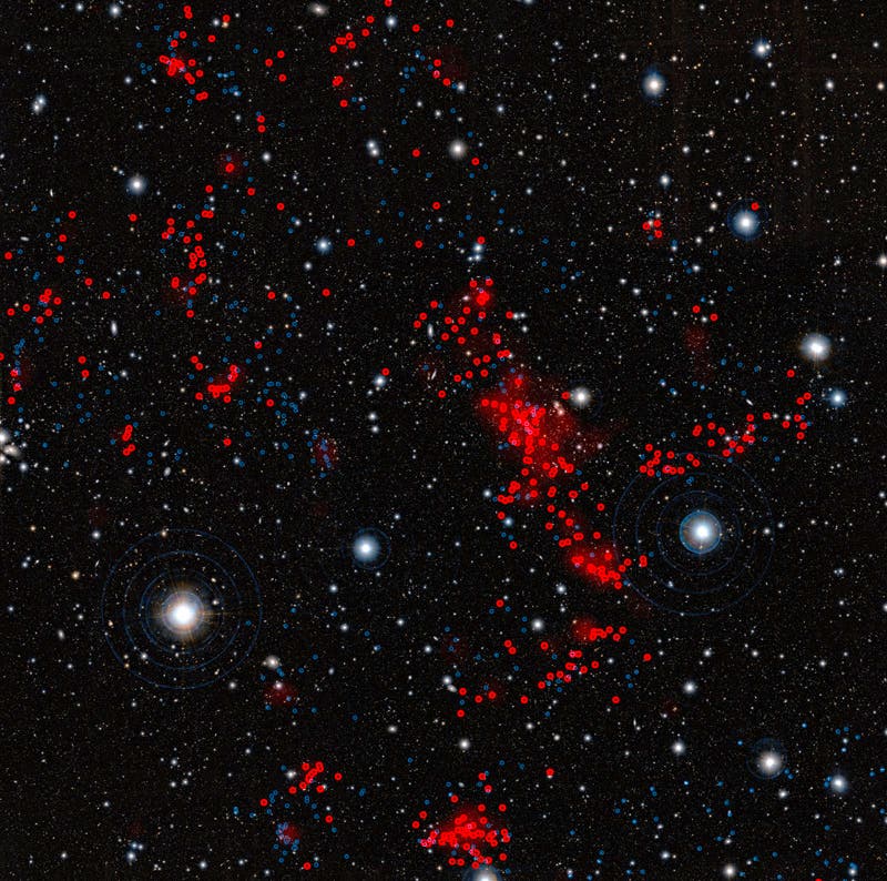 Gigantische Struktur aus Galaxien
