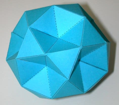 Dreiecks- achtzigflächner
