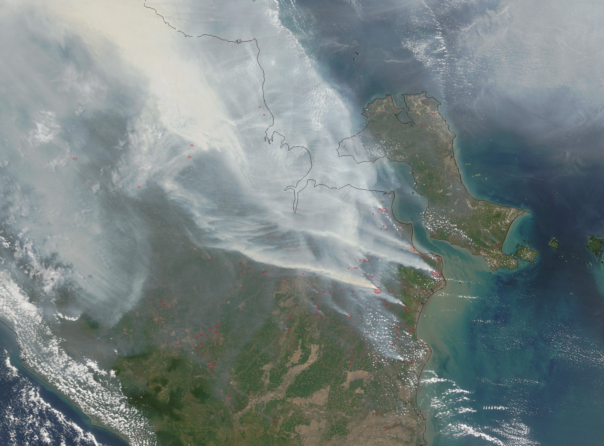 Feuer in Indonesien