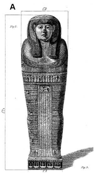 Sarkophag der Mumie des Doktor Granville