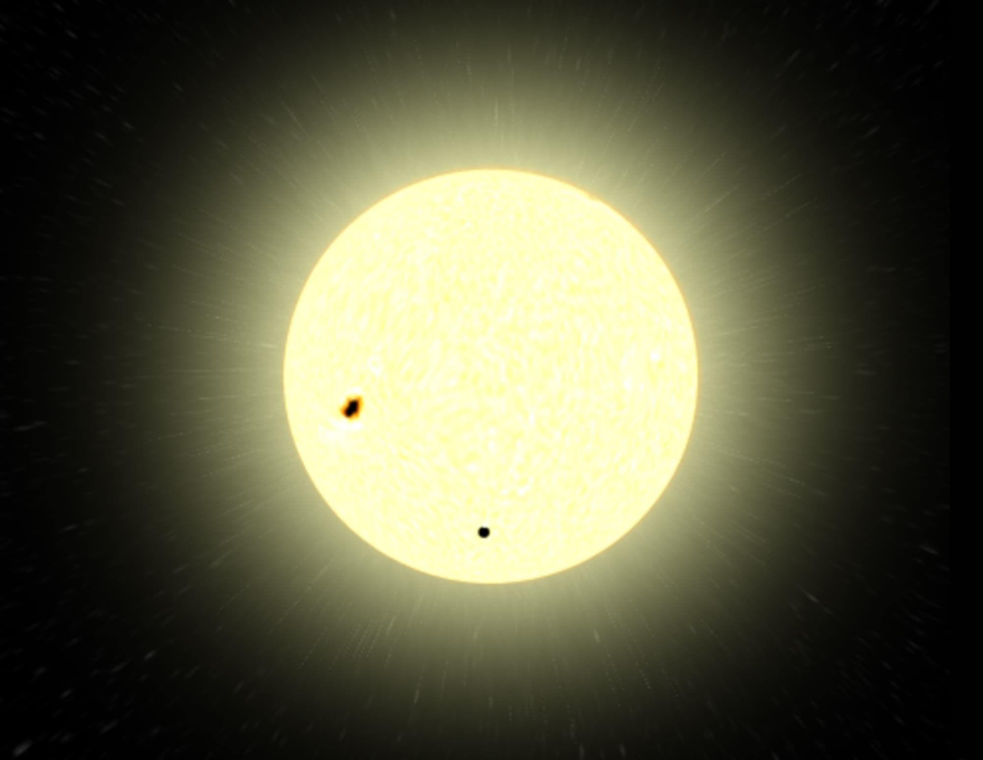 Der Exoplanet COROT-Exo-7b im Sternbild Einhorn