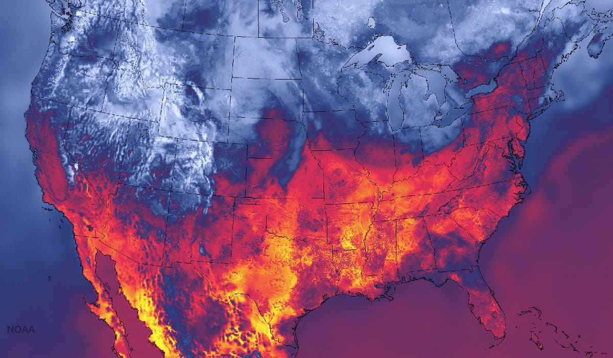 Zwischen Feuer und Eis - neue Wetterkarte mit extremer Detailgenauigkeit