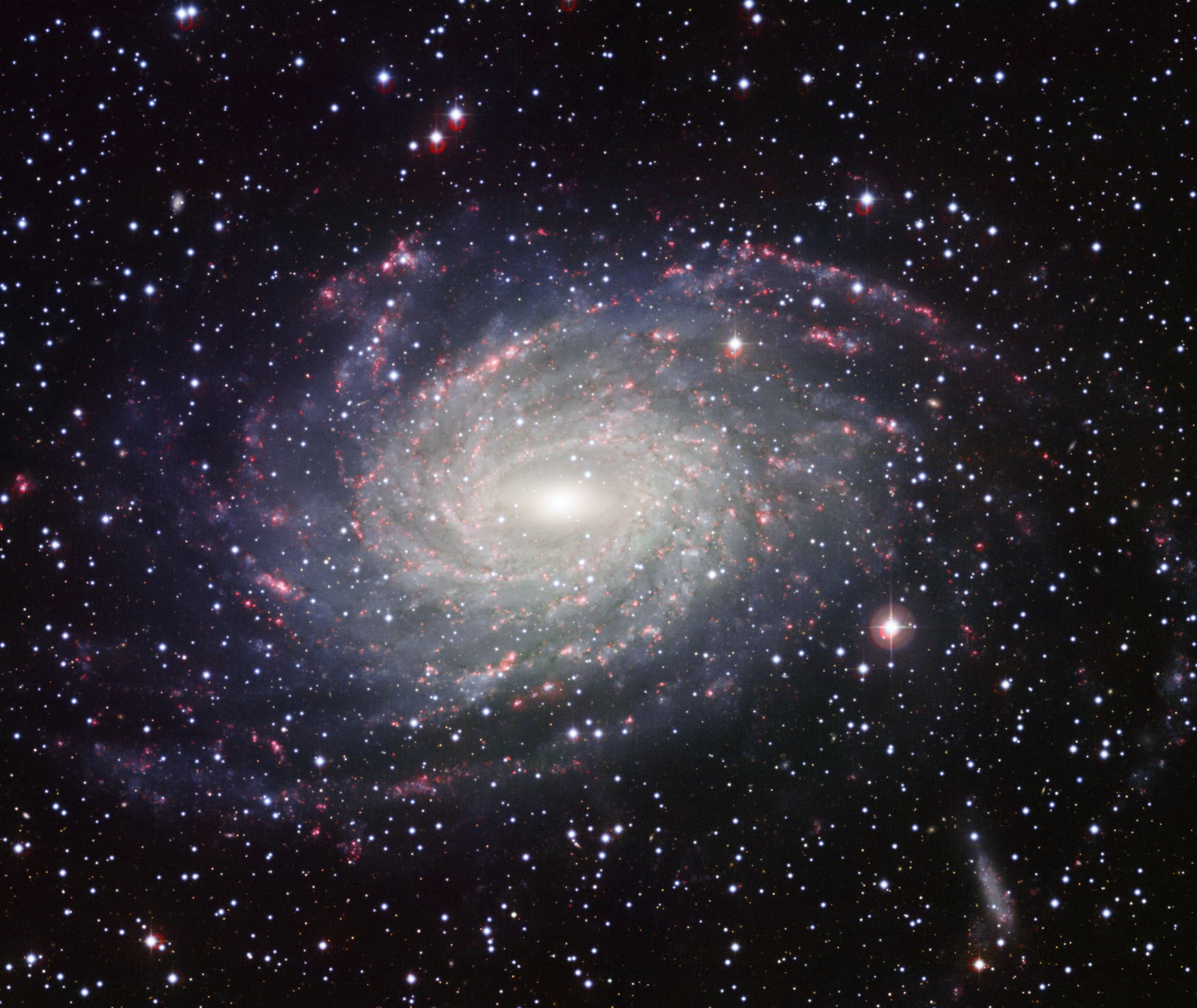 Spiralgalaxie NGC 6744 im Sternbild Pfau