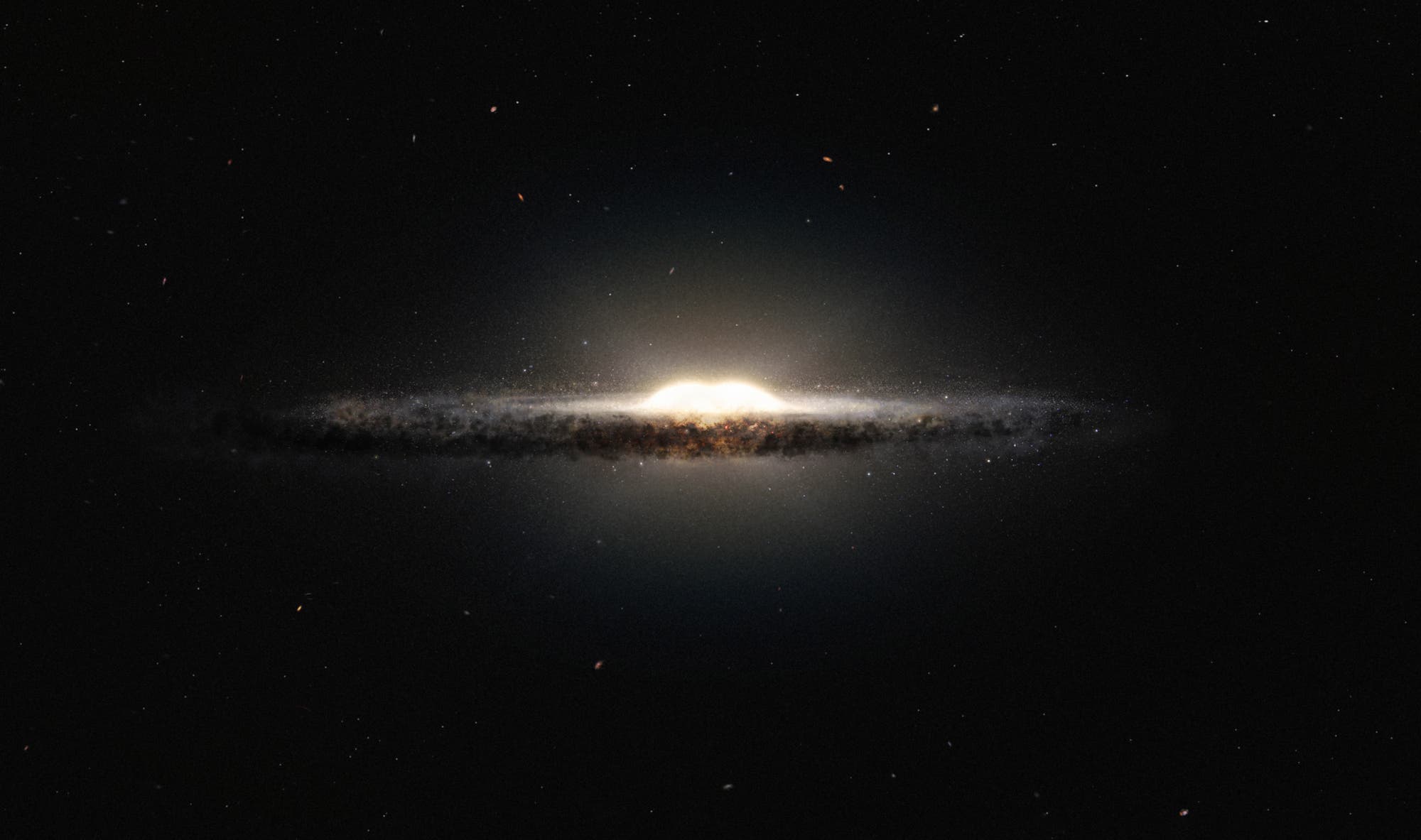 Die zentrale Aufwölbung unserer Milchstraße