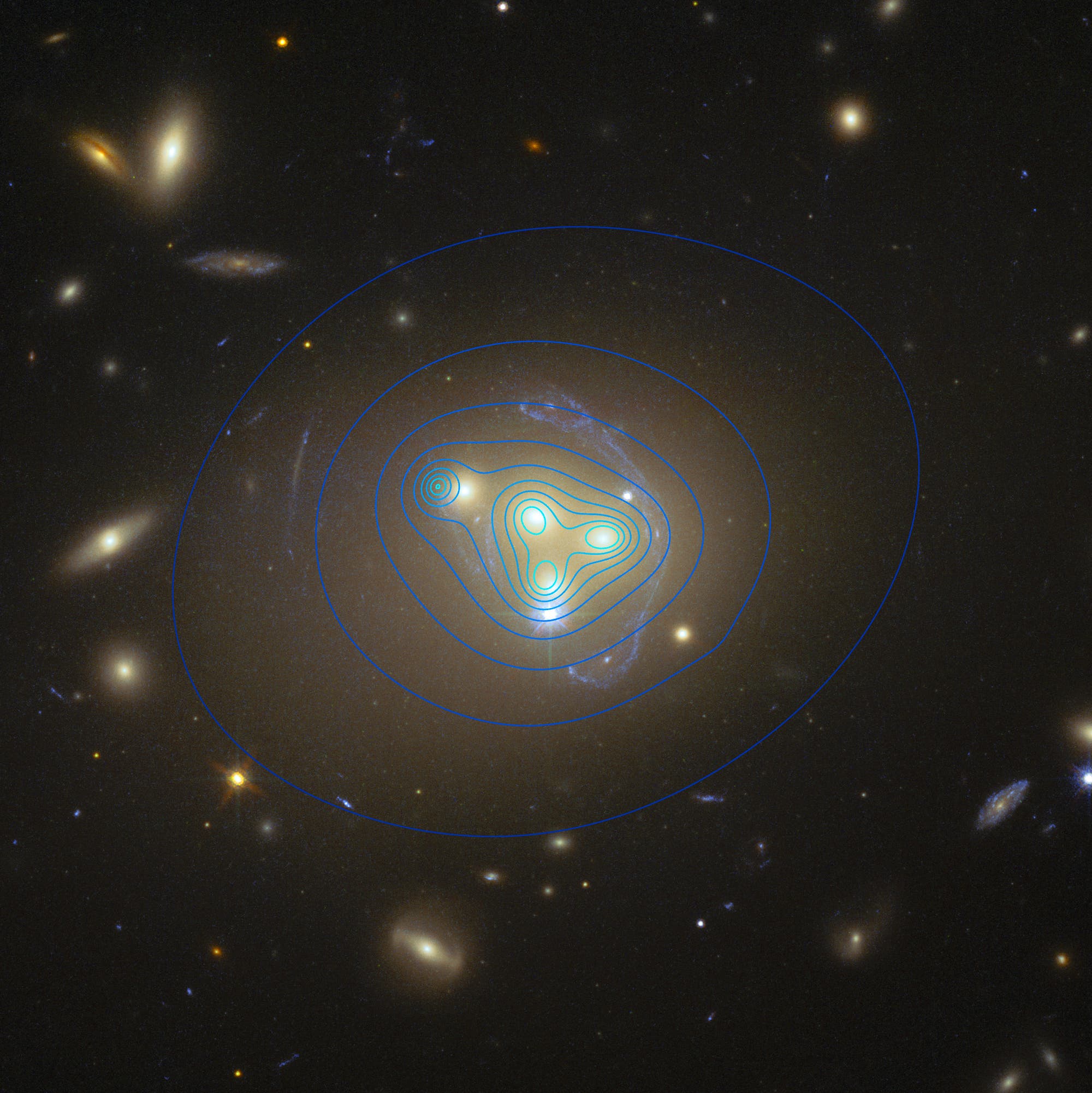 Der Galaxienhaufen Abell 3872