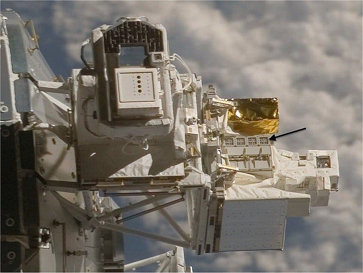 EXPOSE-Modul an der ISS
