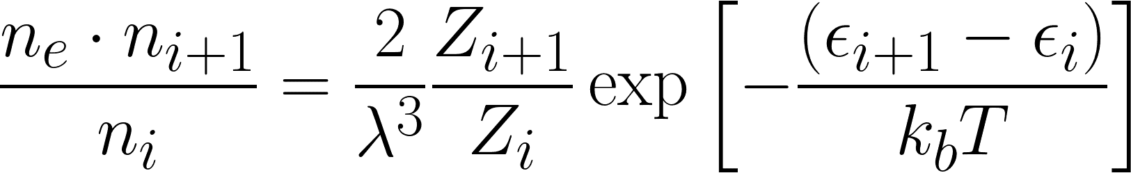 Saha-Gleichung