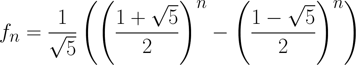 Formel von Moivre-Binet