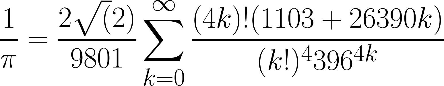 Formel von Ramanujan
