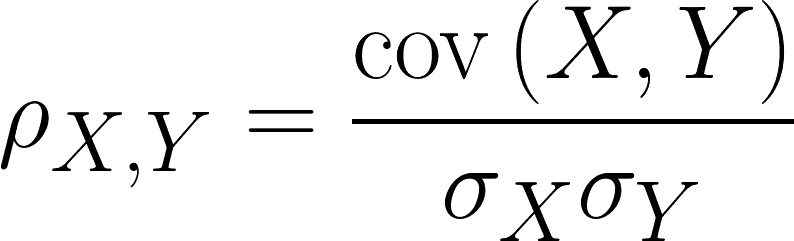 Formel für den Korrelationskoeffizienten